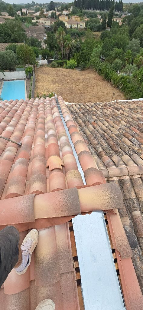 Noue de toiture et zinguerie