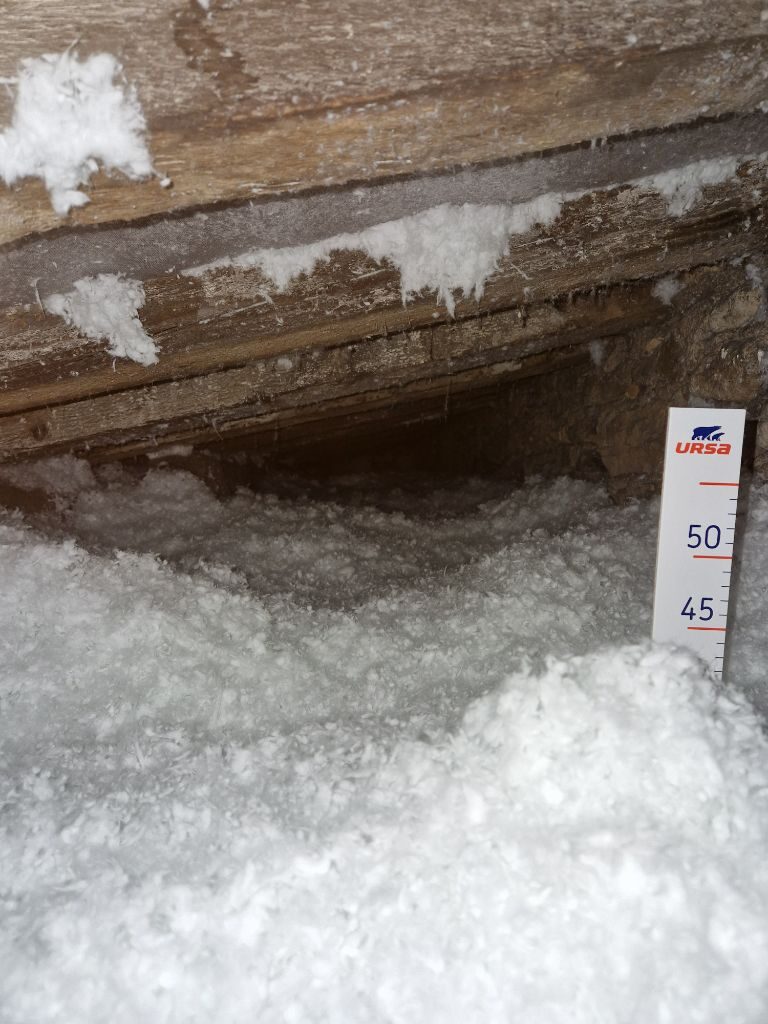 Isolation de combles par soufflage